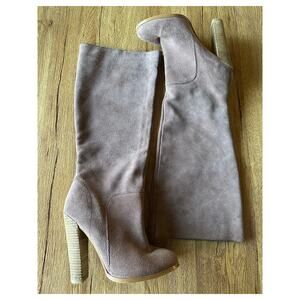 Colin Stuart Blush Suede Knee High Boots Size 7.5